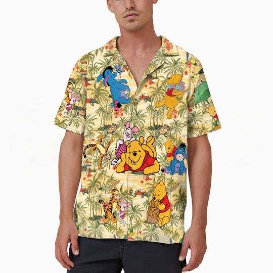 Winnie The Pooh Hawaiian Shirt, Disneyland Vacation