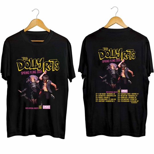Discover The Dollyrots 2024 Tour Double Sided Shirt