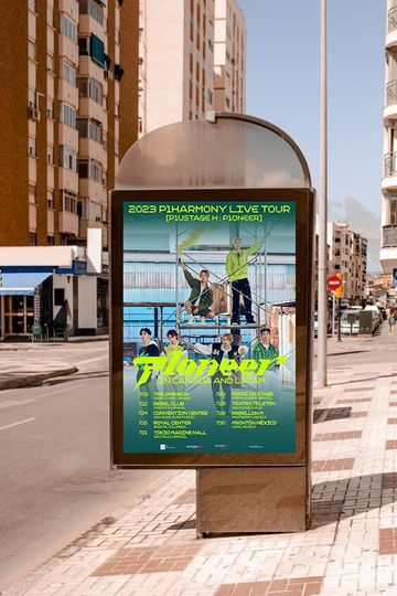 Discover P1harmony's World Tour To Include Stops In Americas, Asia, Europe Tour Music Poster