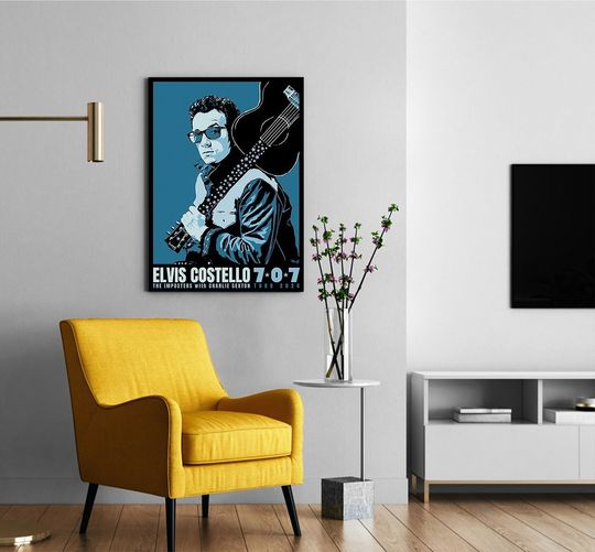 Discover Elvis Costello Tour 2024 Poster