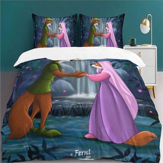 Disney Robin Hood Pillow Cover Duvet Cover Bedding Sets