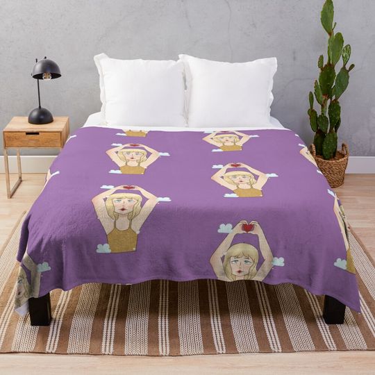 Discover Taylor - Making Heart to the Audience Throw Blanket