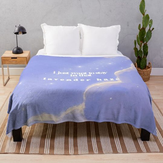Discover Taylor Lavender Haze Throw Blanket