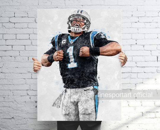 Discover Cam Newton Poster, Football Player Poster, Room Decor