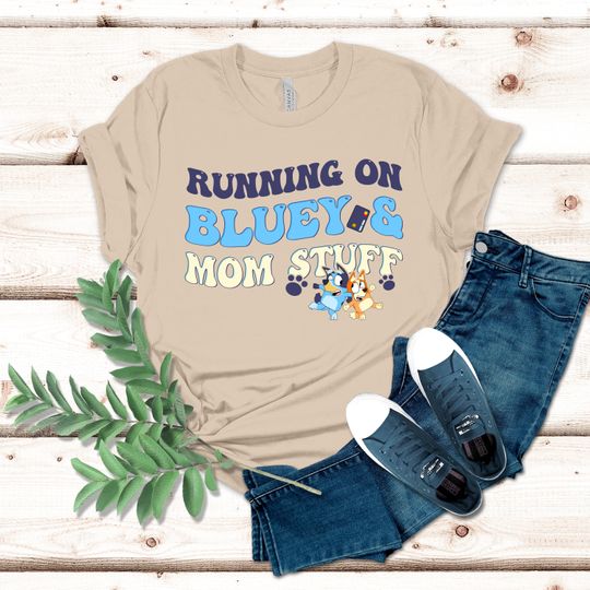 Busy Doing Mom Stuff Shirt, Funny Mom Sweat, BlueyDad and Bingo, Mom Stuff