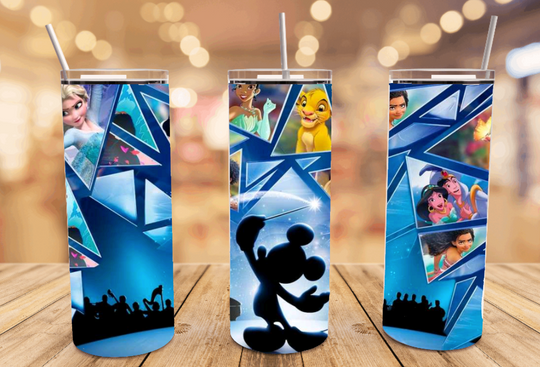 Discover Disney Classic Movies Celebration 20 oz Tumbler with Lid and Straw