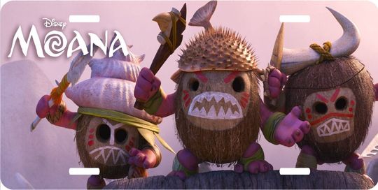 Discover Moana - Kakamoras - Walt Disney License Plate