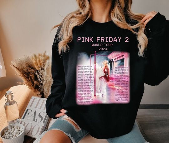Nicki Minaj Gag City 2024 World Tour Shirt Pink Friday 2 Nicki Minaj