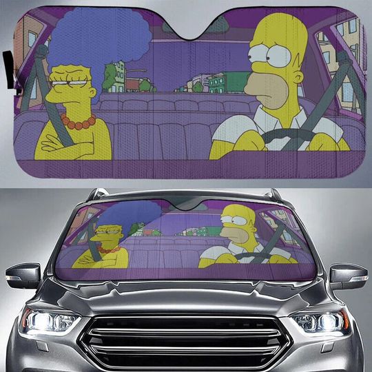 The Simpsons Car Sun Shade