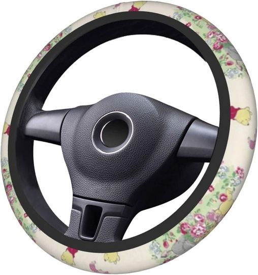 Disney Winnie the Pooh Steering Wheel Cover, Cartoon Car Accessories