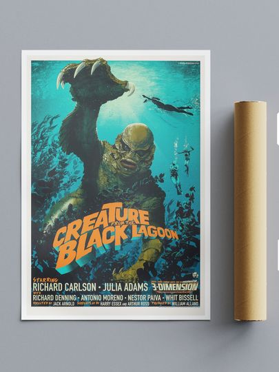 Creature From The Black Lagoon Reimagined Movie Poster