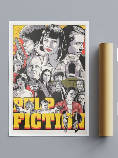 Discover Pulp Fiction Reimagined Movie Poster