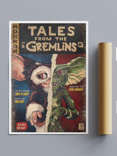 Gremlins Tales From the Gremlins Comic Book Cover Alternative Movie Poster