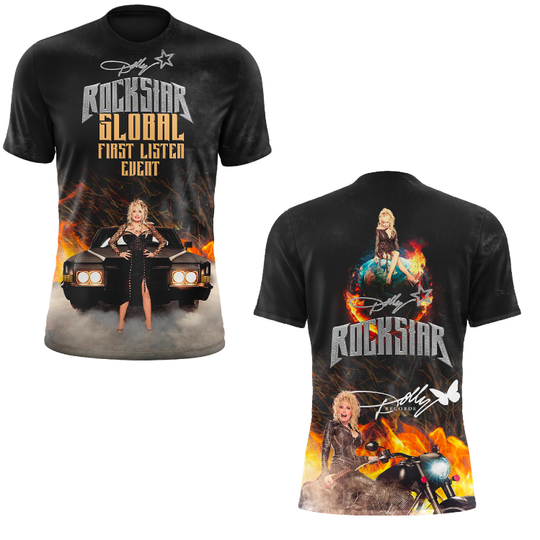 Dolly Parton 3D Shirt Dolly Parton Car Motor Rock Star Global Gift