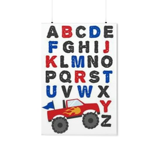Premium Matte Vertical Posters - Alphabet