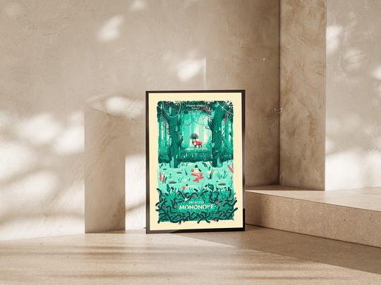Studio Ghibli Princess Mononoke Poster