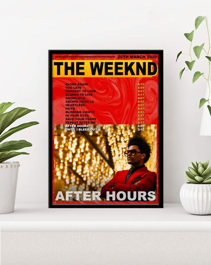 Weeknds After Hours Poster