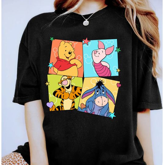 Disney Winnie The Pooh And Friends Group Shirt, Pooh Tigger Piglet Eeyore Shirt, Disneyland Vacation Shirt