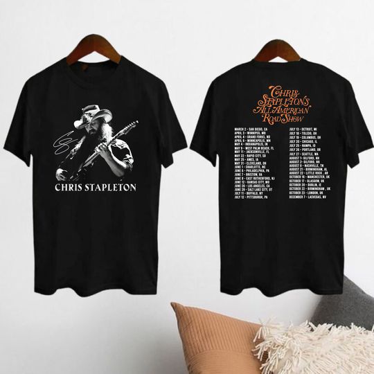 Chris Stapleton Tour 2024 Shirt, Chris Stapleton All American Road Show Shirt