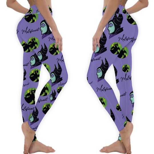 Maleficent from Sleeping Beauty Super Soft Leggings