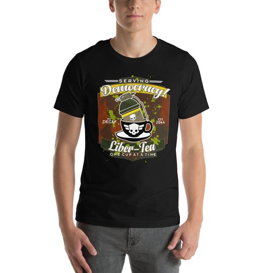 Liber-Tea! For Democracy! Helldivers 2 Tee