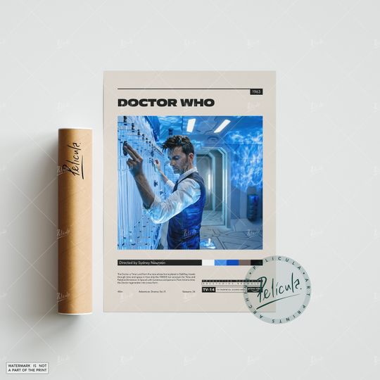 Doctor Who Poster, Sydney Newman Minimalist Movie Poster