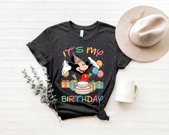 Mickey Mouse It's My Birthday Shirt, Disneyland Trip T Shirt