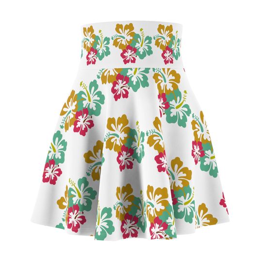 Spring Blossom Skater Skirt, Women's Skater Skirt