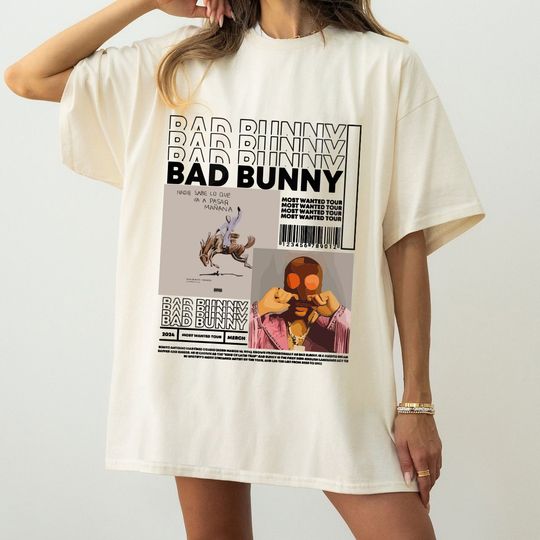 Bad Bunny Shirt, Most Wanted Tour Shirt, Nadie Sabe Lo Que Va Pasar Manana Shirt