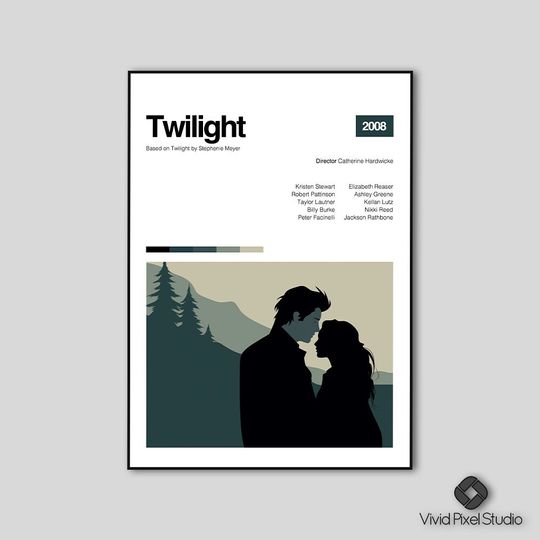 Twilight Inspired Movie Poster, Downloadable Wall Art