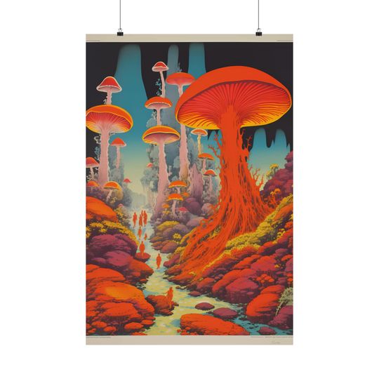 Twilight Tapestries Matte Vertical Poster