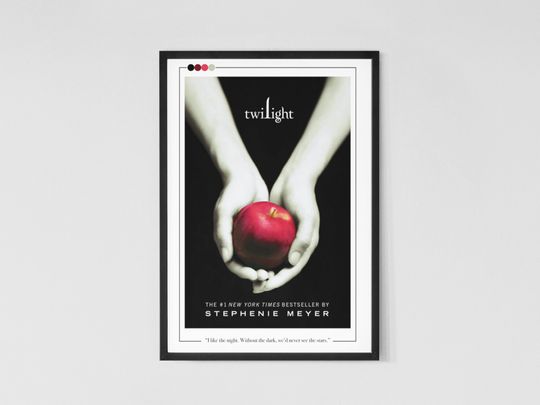 Twilight Book Cover Fine Art Print   Book/Reading Poster