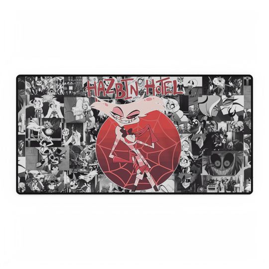 Angel Hazbin Hotel Desk Mat, Hazbin Hotel Decor