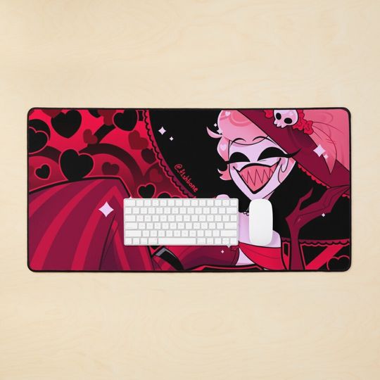 Hazbin Hotel Desk Mat, Hazbin Hotel Decor