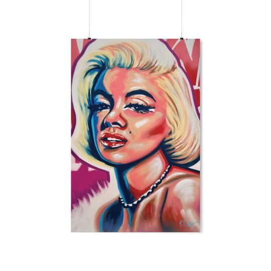 Marilyn Monroe Premium Matte Vertical Poster