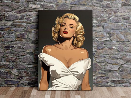 Marilyn Monroe Fan Art, Inspirational Art, Famous Women Art
