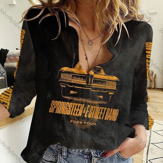 Bruce Springsteen Women Casual Shirt, Bruce Springsteen Shirt