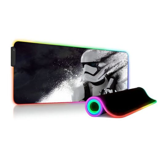 Star Wars Stormtrooper LED RGB Mouse Pad, Disney Decor