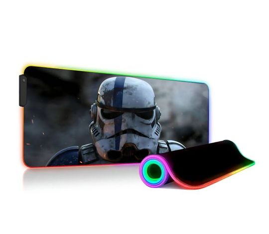 Star Wars Stormtrooper LED RGB Mouse Pad, Disney Decor
