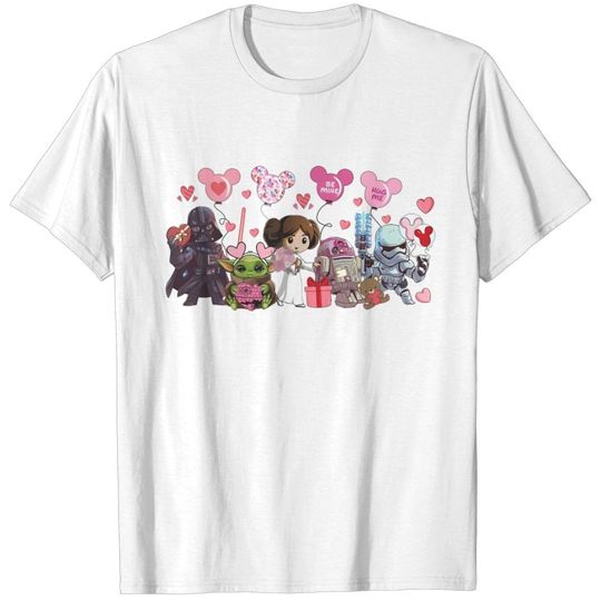Disney Star Wars Valentines Day Shirt, Star Wars Couple Shirt