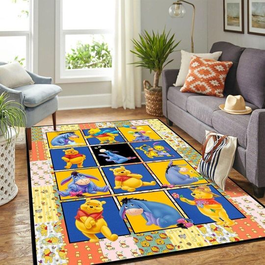 Winnie The Pooh And Eeyore Disney Rug, Cartoon Home Decor