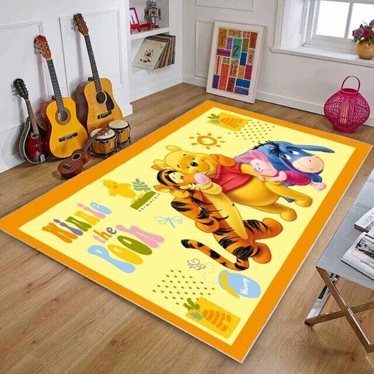 Winnie The Pooh Disney Rug, Cartoon Home Decor