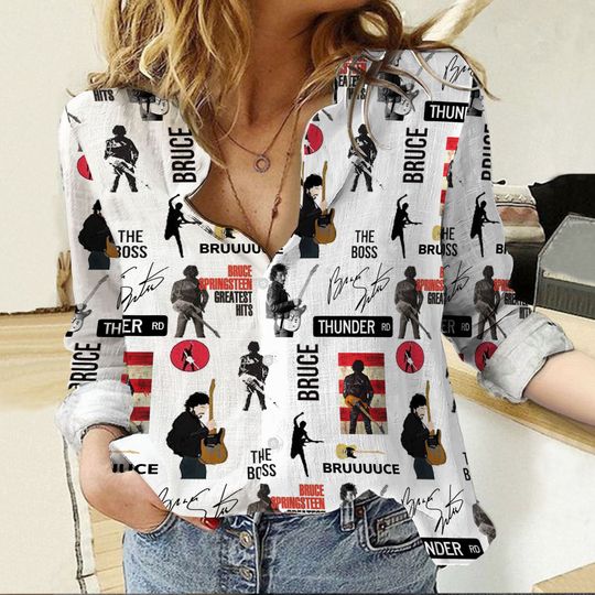 Bruce Springsteen Casual Shirt, Bruce Springsteen 2024 World Tour Casual