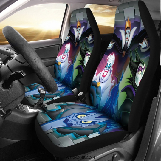 Ursula Maleficent Evil Queen Villains Disney Car Seat Covers
