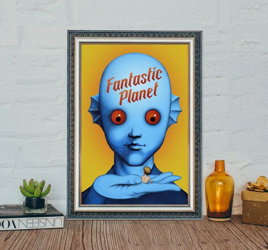 Fantastic Planet Movie Poster,  Fantastic Planet Movie Poster