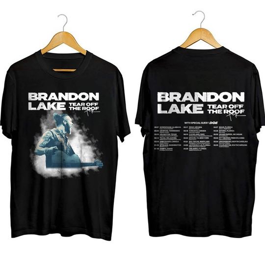 Brandon Lake Tear Off The Roof Tour Shirt, World Music Tour 2024 Shirt