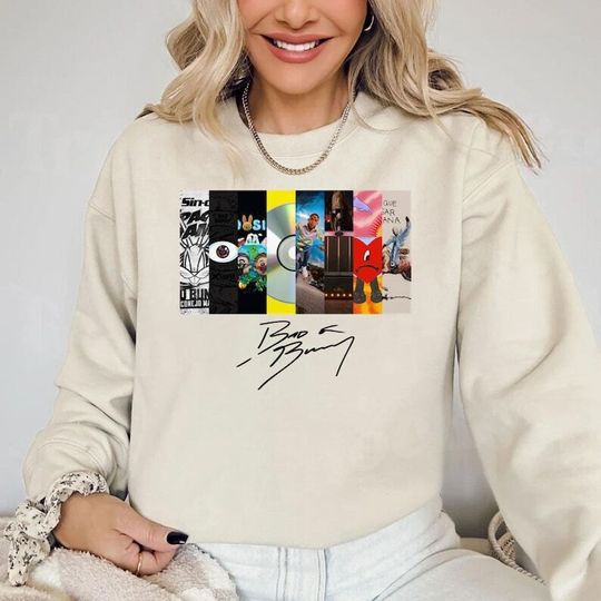 Bad Bunny Signature Album Tour Sweatshirt