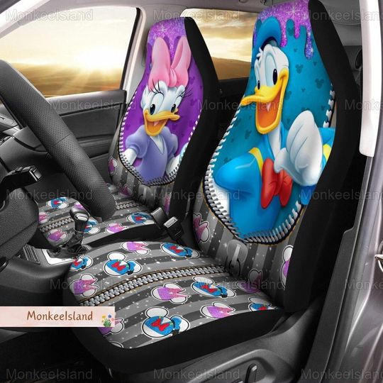 Disney Donald Duck Seat Covers, Daisy Duck Car Seat Cover