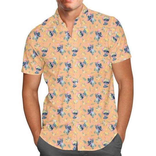 Tropical Cartoon Lilo And Stitch Summer Vibes Holiday Hawaiian Shirt