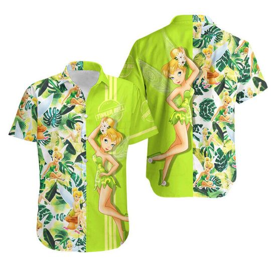 Beautiful Tinker Bell Aloha Summer Vibes Tinker Bell Love Hawaiian Shirt